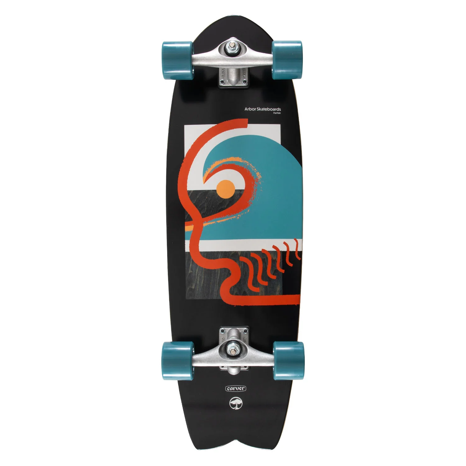 Arbor X Carver CX Surfskate Fat Fish - Image 4